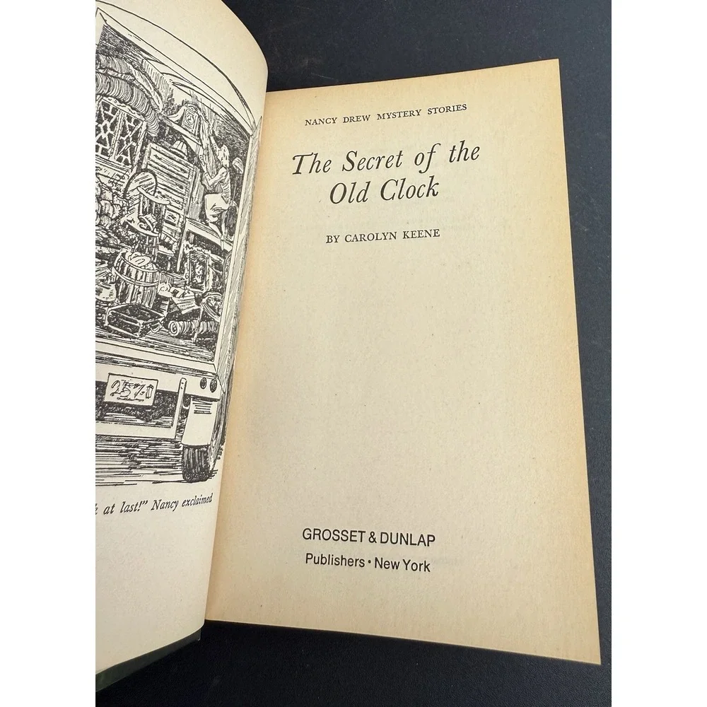 The Secret of the Old‎ Clock by Carolyn Keene (1959, Hardcover) Nancy Drew